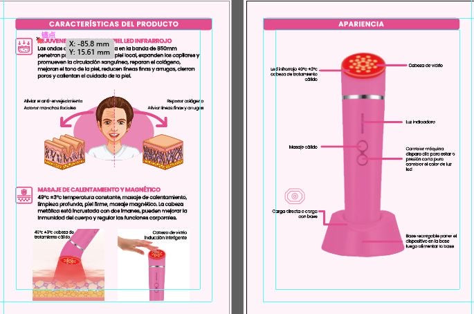 Dispositivo De Rejuvenecimiento Facial Infrarroja LED