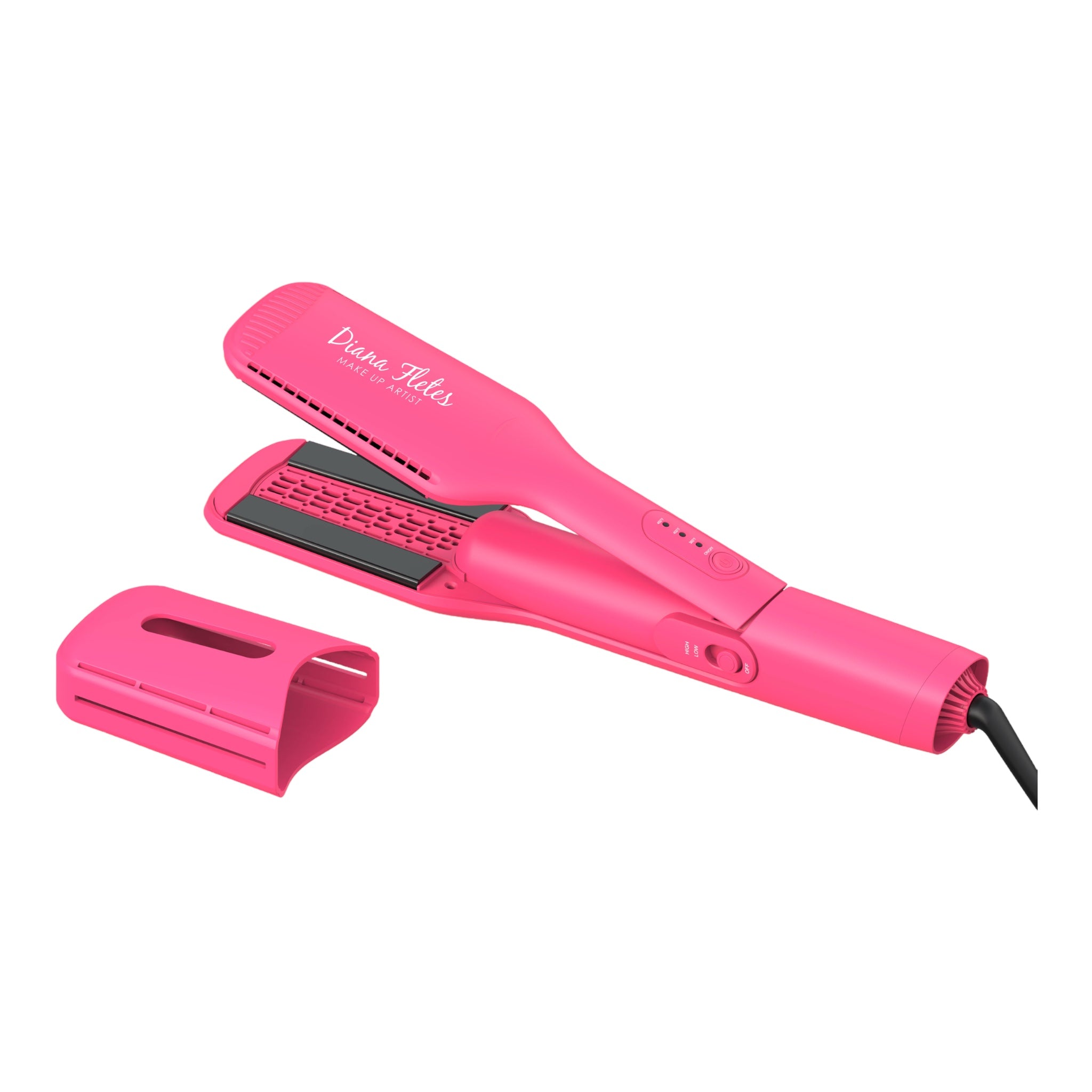 Plancha 2 en 1 Diana Fletes Para Cabello Húmedo y Seco.