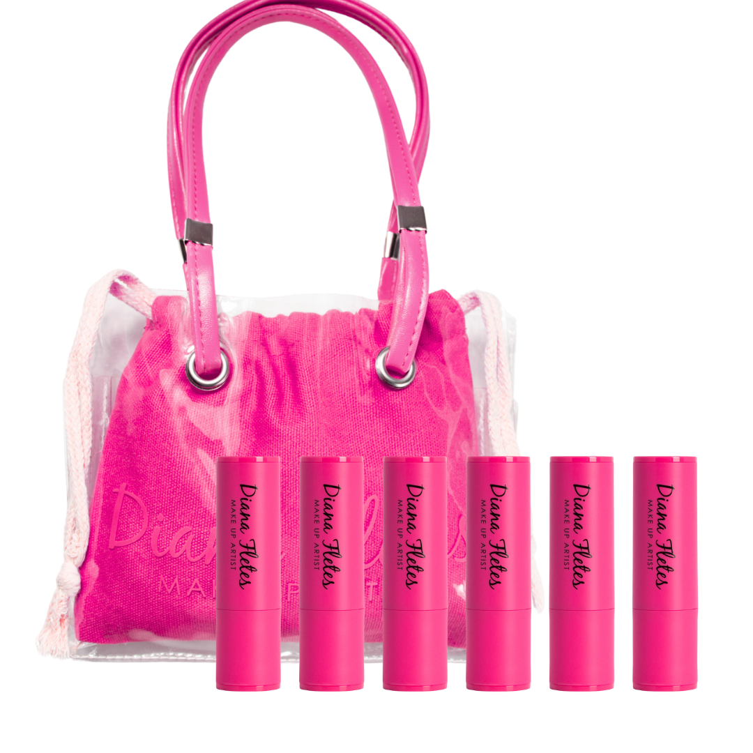 Pink Set Labiales Matte Diana Fletes