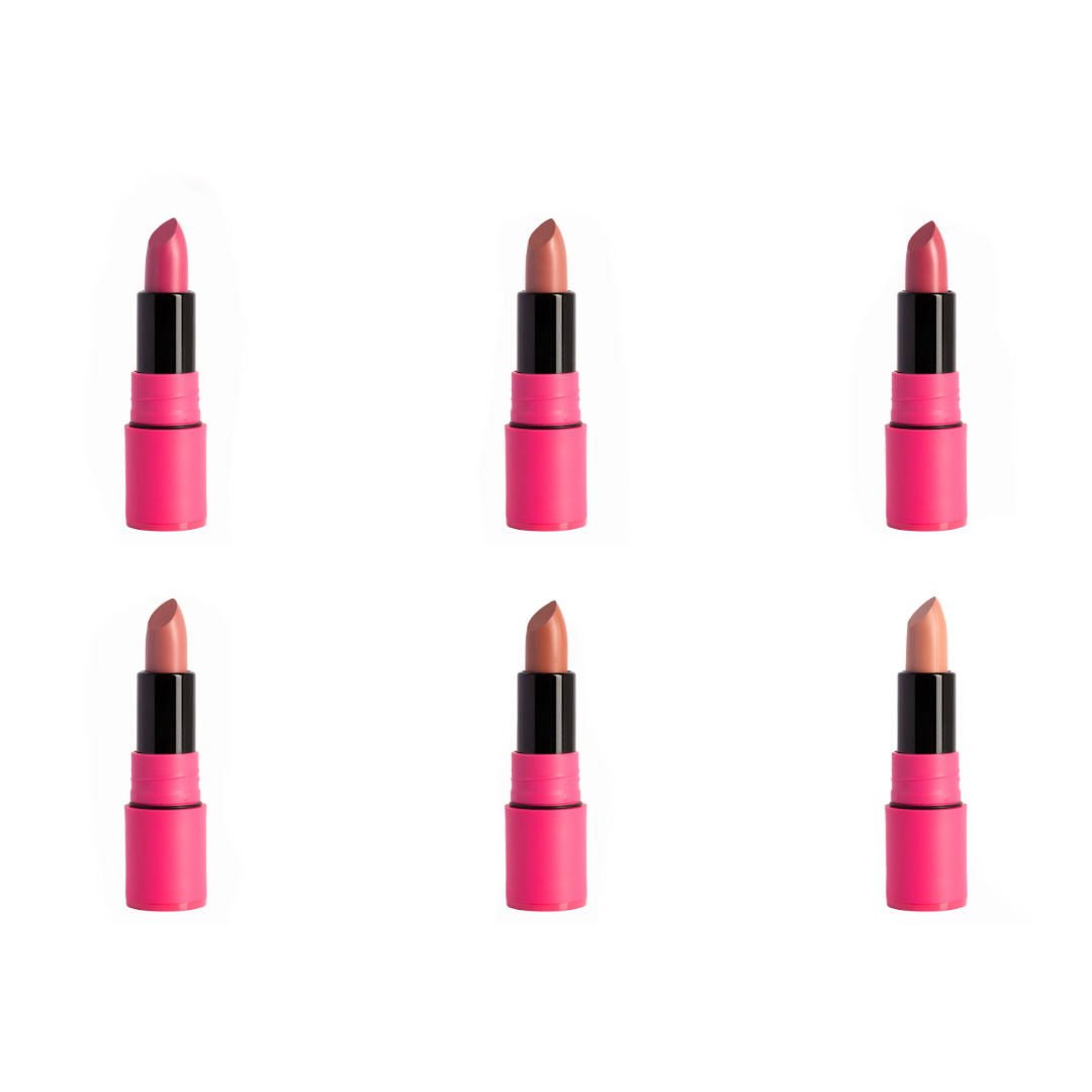 Pink Set Labiales Matte Diana Fletes