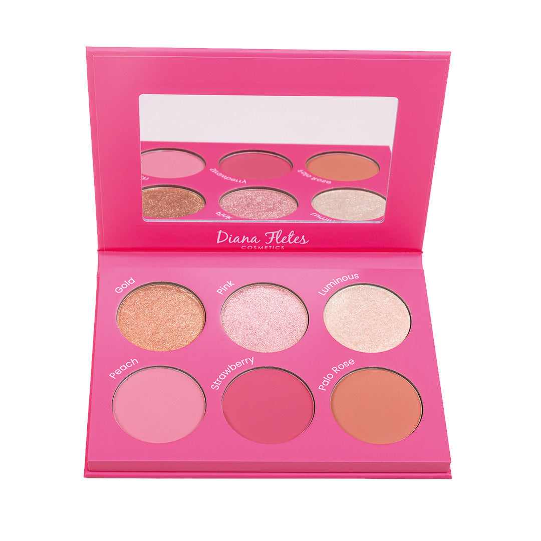 Paleta de Rubores + Iluminadores
