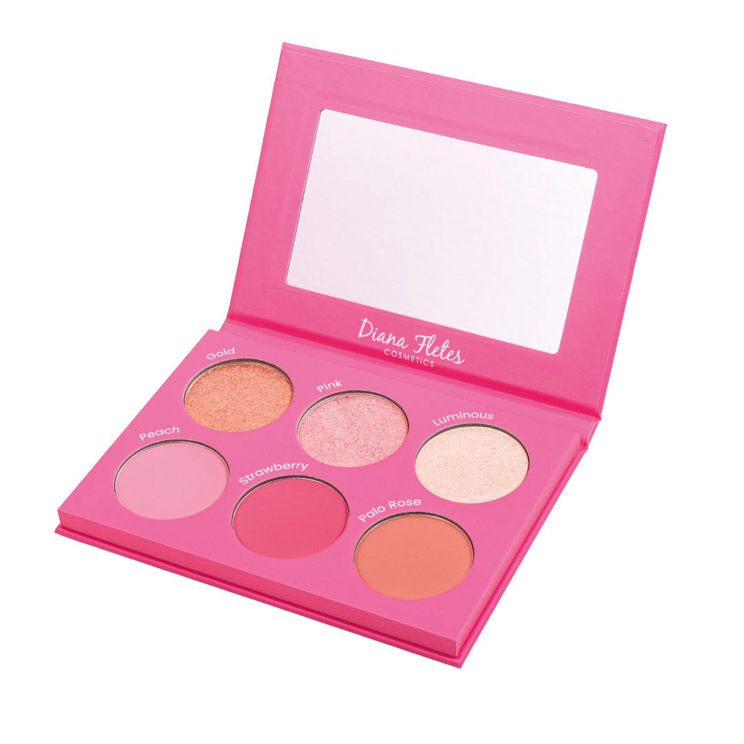 Paleta de Rubores + Iluminadores